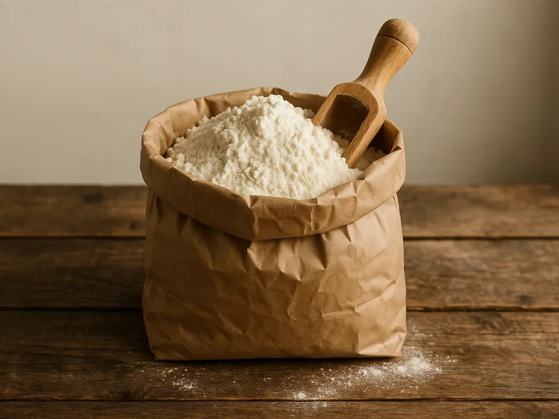 Wheat flour for bakery use